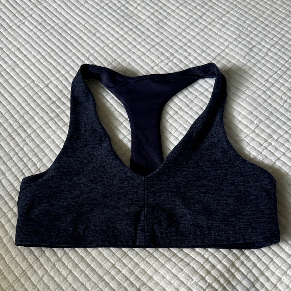 ALO Yoga Navy Blue Sports Bra XS
